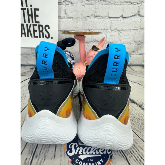 Under Armour Curry 8 Basketball Shoes Mens 8.5 Black Tie Dye Feel Good Flow Knit main image 5